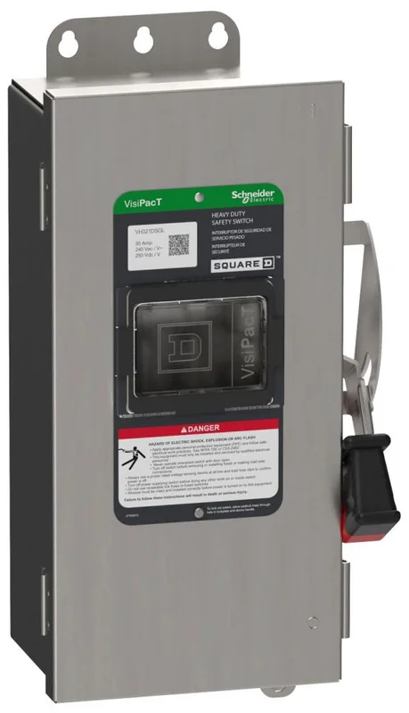 30A 240VAC Fusible Heavy Duty Safety Switch VH321DSGL