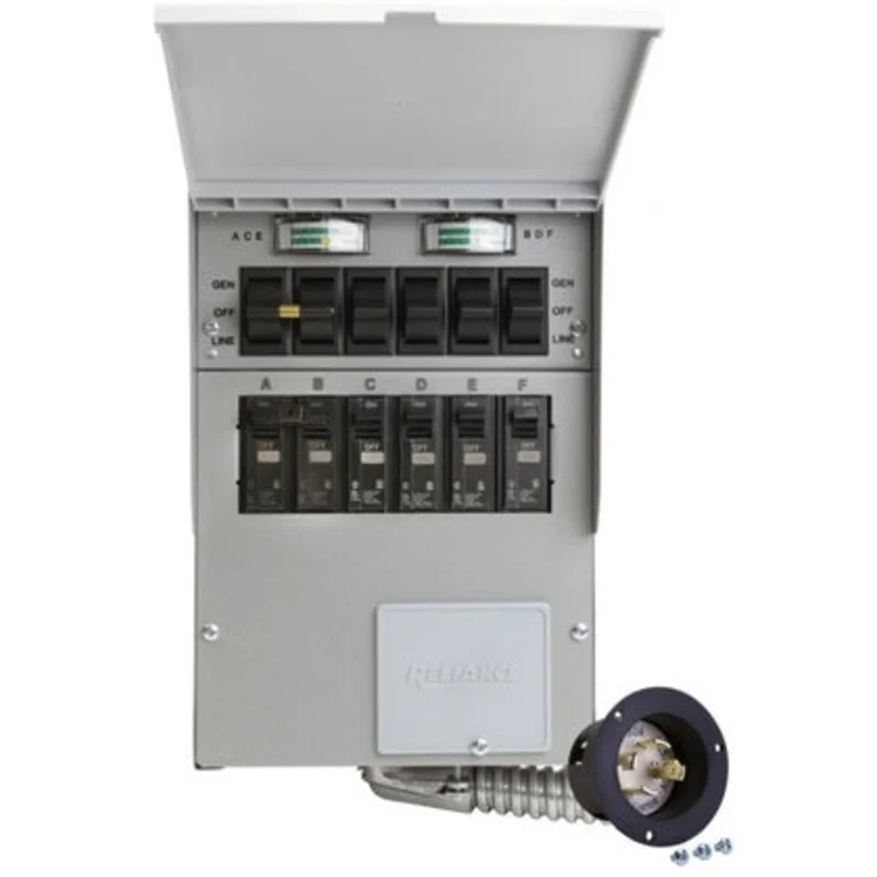 30A 240VAC NEMA 1 Surface Manual Transfer Switch 306A