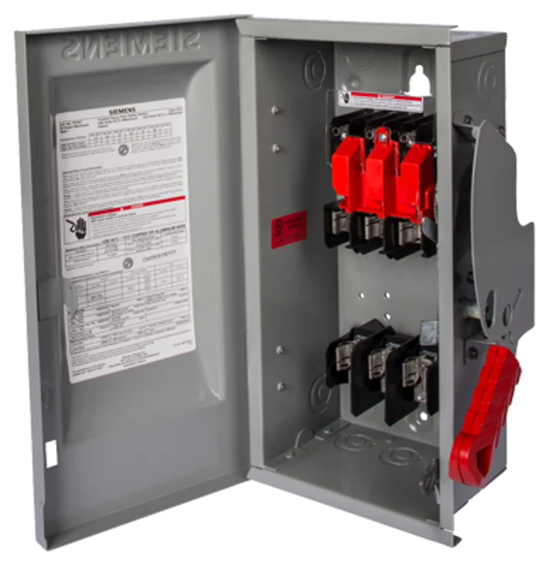 30A 250VDC 200KAIC Panel Heavy Duty Safety Switch HF321NR
