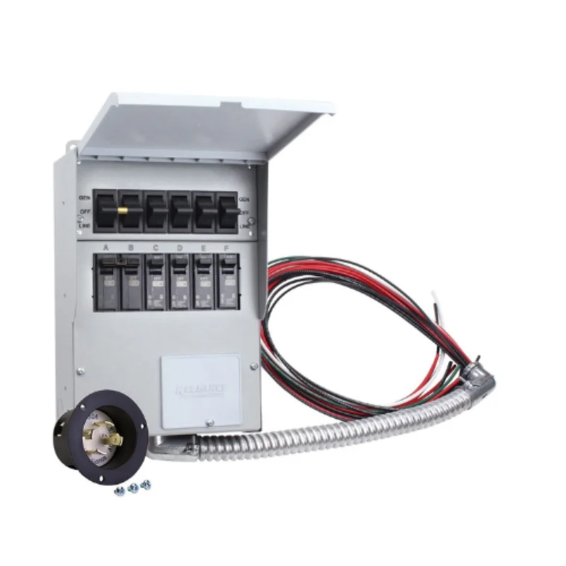 30A 6 Circuit 2P20 Transfer Switch and Inlet 306B