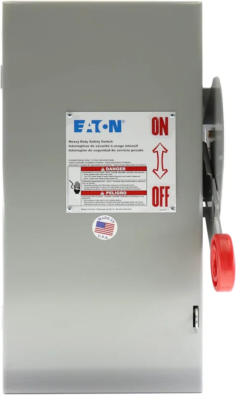 30A 600V 250DC Heavy Duty Safety Disconnect Switch DH261UGK