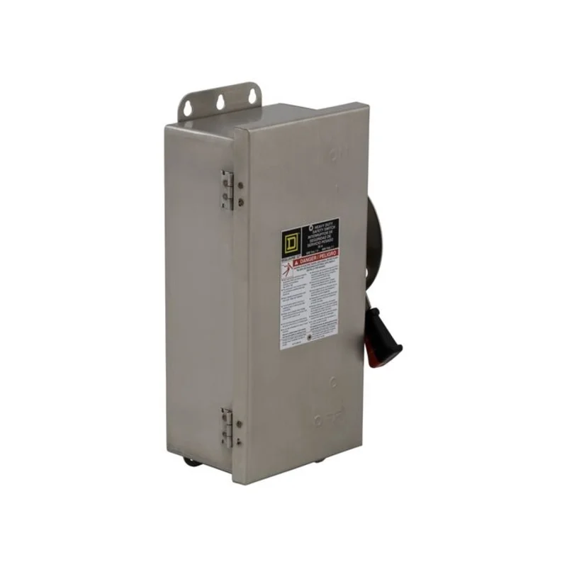 30A 600V 3 Phase NEMA 4X Non Fusible Heavy Duty Disconnect Safety Switch HU361DSEI