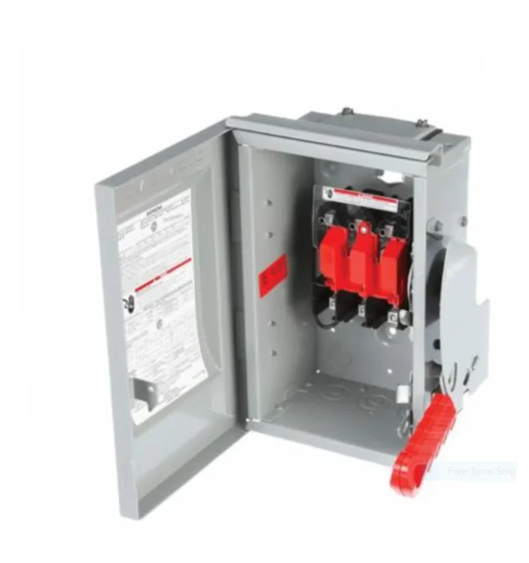 30A 600VAC 2 Wire Surface Heavy Duty Safety Switch HNF261R