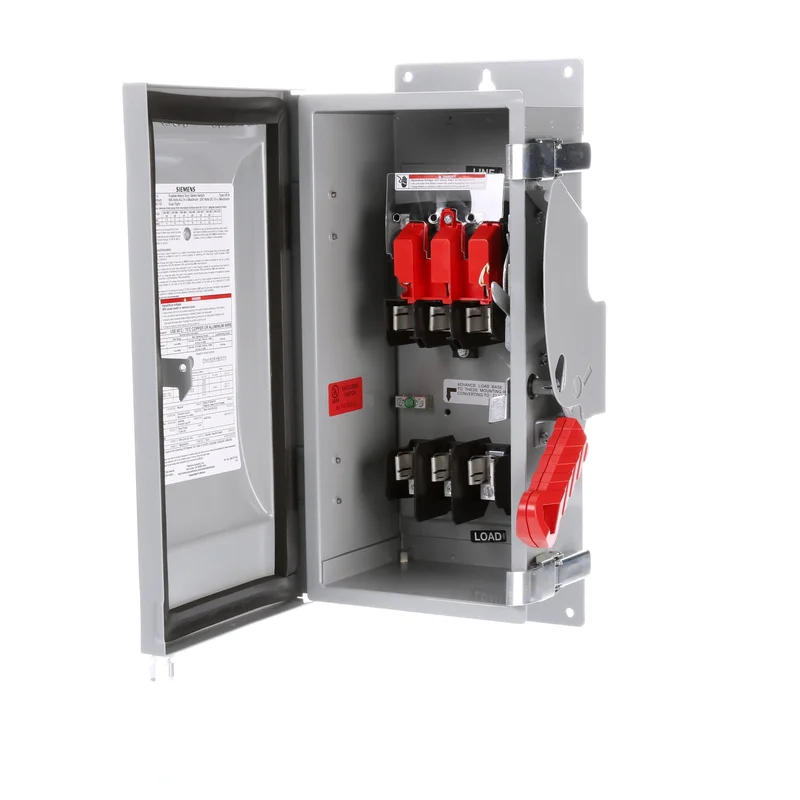30A 600VAC 250VDC 3 Pole Steel Heavy Duty Safety Switch HF361J