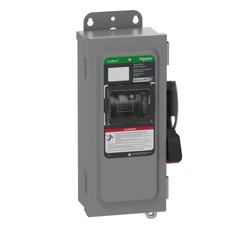 30A 600VAC 3 Wire NEMA 12 Non Fusible Heavy Duty Safety Switch VHU361AWKGL
