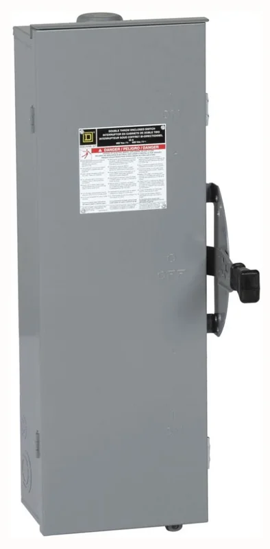 30A 600VAC NEMA 3R Double Throw Heavy Duty Safety Switch DTU361RB
