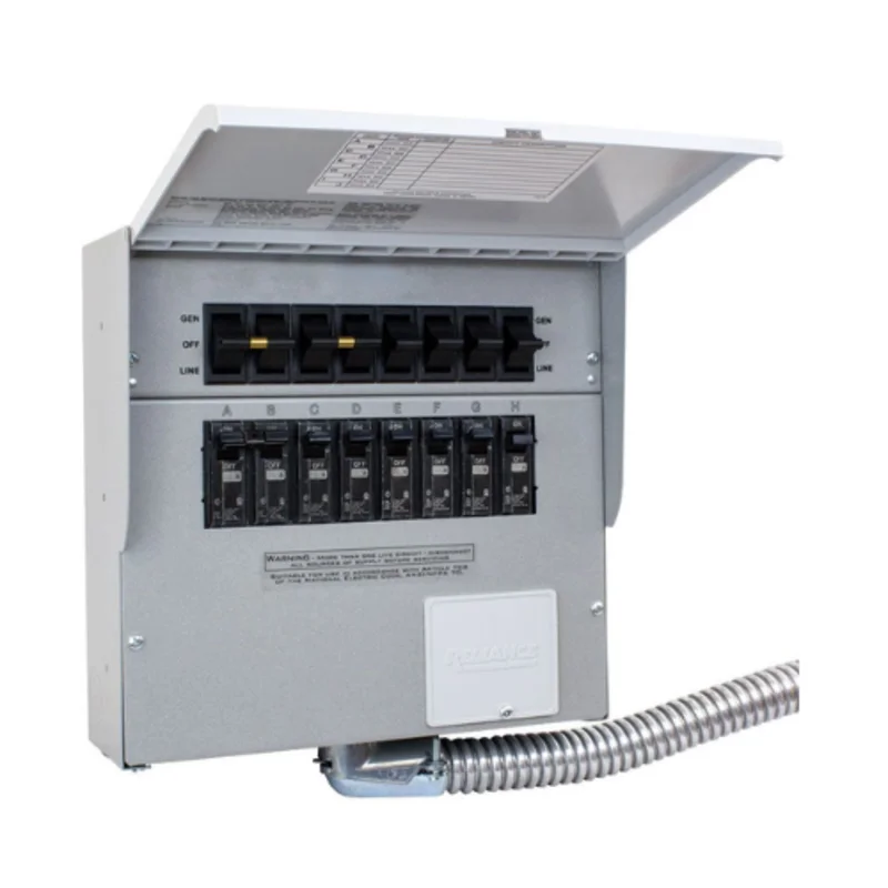 30A 8 Circuit 2P30 Bare Transfer Switch A308D