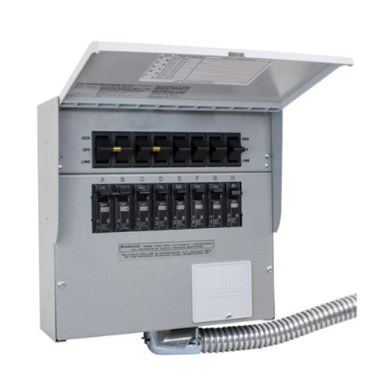 30A 8 Circuits 2P20 Bare Transfer Switch 308D