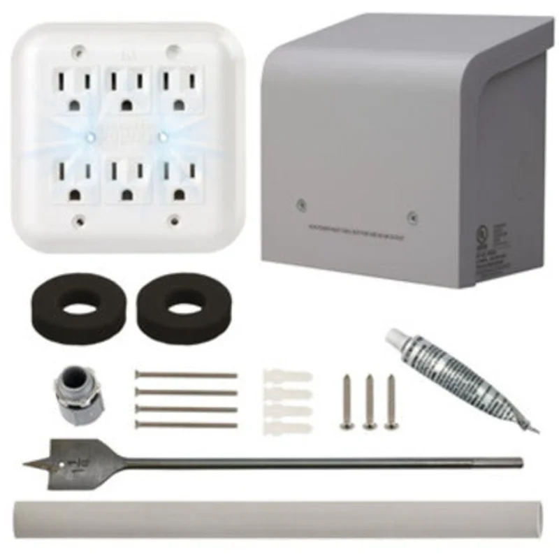 30A Gray Portable Generator Through the Wall Kit WKPBN30