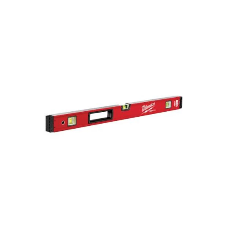 32 Inch Heavy Duty Aluminum Box Beam Level Red MLBX32