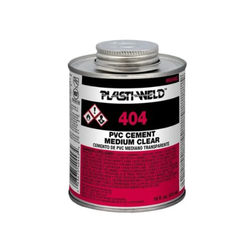 32 oz Oatey Medium Bodied Clear PVC Pipe Cement Clear G40436S