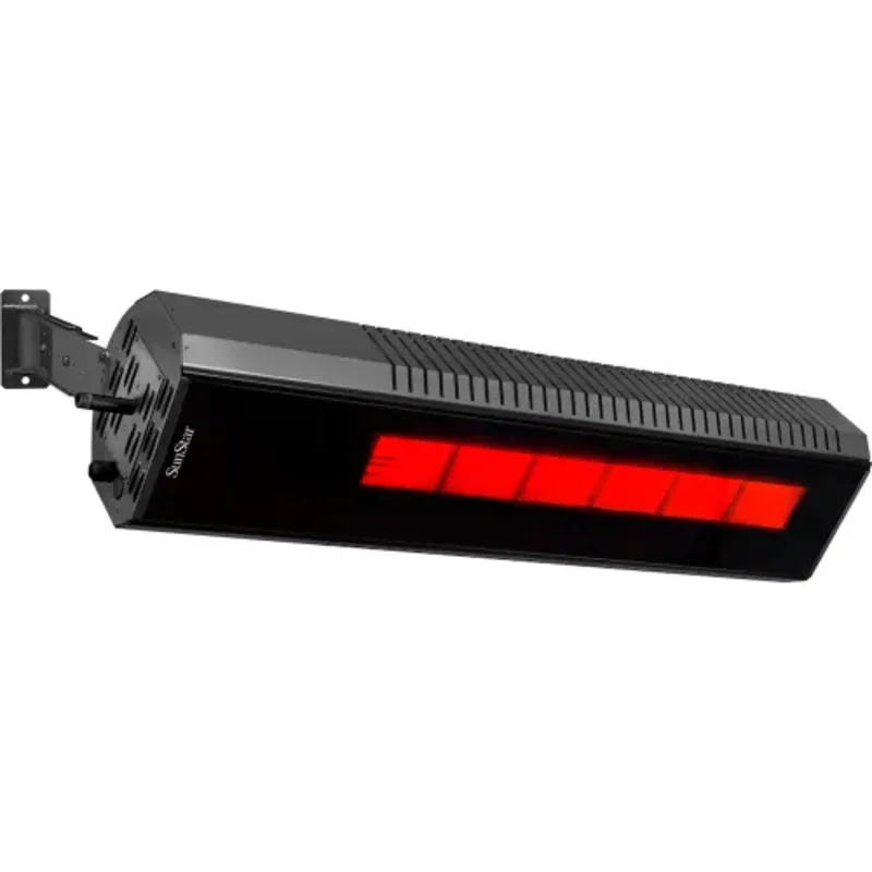 35000 BTU Glass Infrared Patio Heater Propane Gas Two Stage Chain Suspension Or Wall SGL35-L7