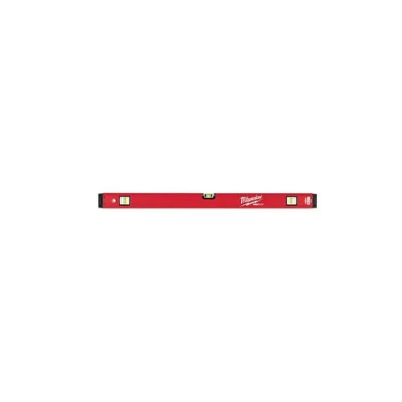 36 Inch Aluminum Construction Box Beam Level Red MLBX36