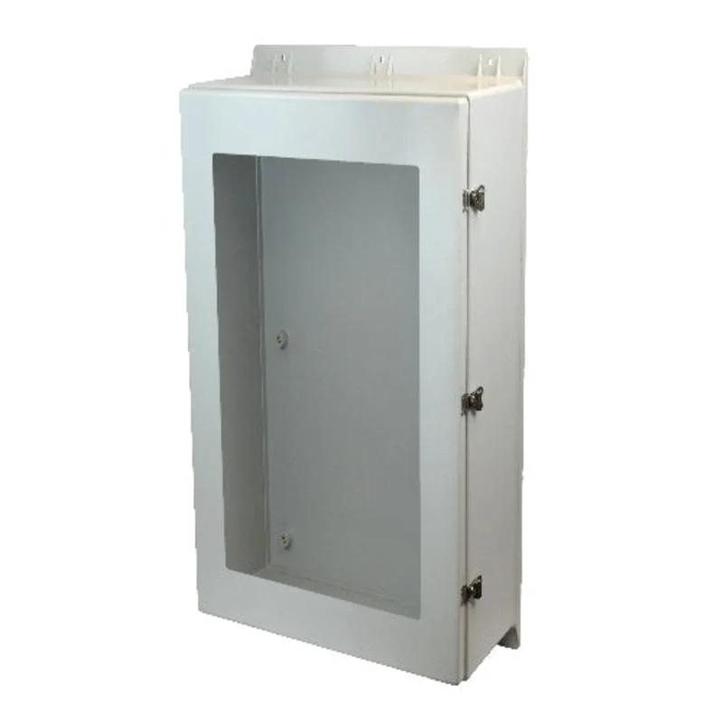36 Inch Height Twist Wall Mount Compression Molded Fiberglass Enclosure AMEC363012TW