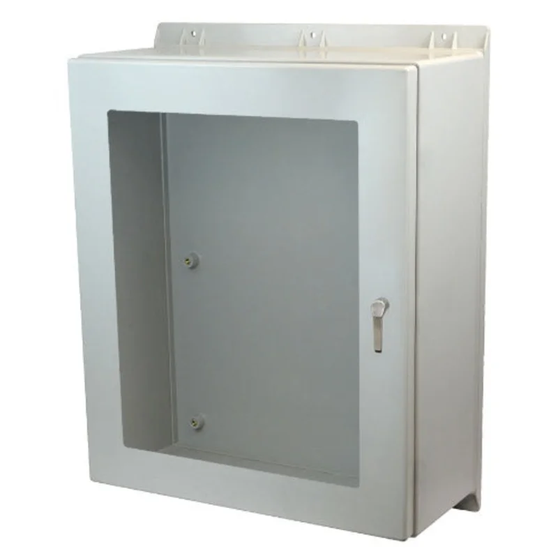 36 Inch Height Wall Mount Compression Molded Fiberglass Enclosure AMEC3630123PTW