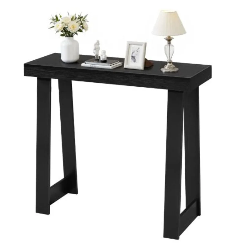 36 Inch Modern Console Table (Black)