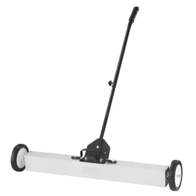 36 Inch Rolling Magnetic Sweeper with Wheels Push-Type Magnetic Pick Up Sweeper
