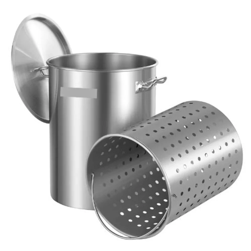 36 QT Stainless Steel Stockpot Cooking Basket for Kitchen SP36QT324206S