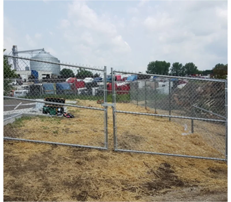 36" Tall - Commercial Chain Link Double Drive Gate