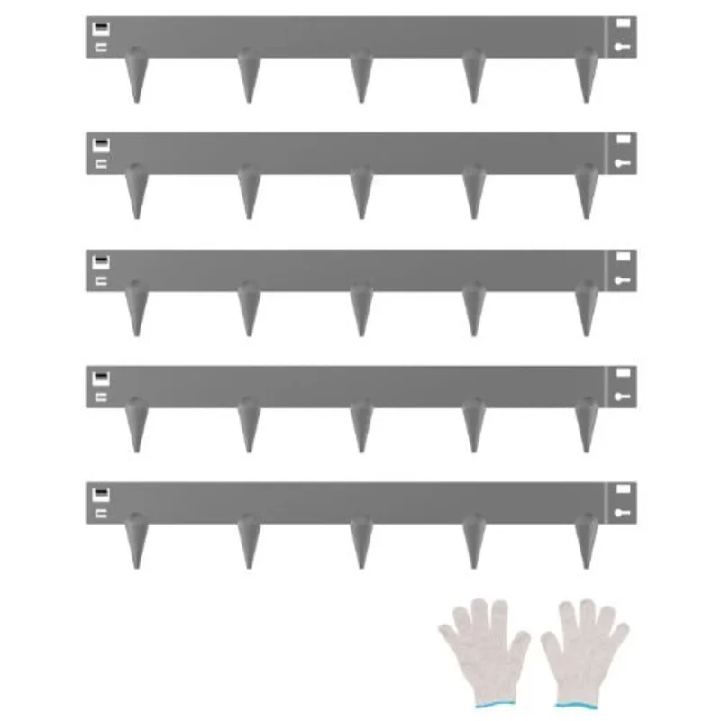 39 x 5 Inch Rust-Resistant Garden Edging Border Steel Landscape Edging ZY-39X5-5 (Pack of 5)