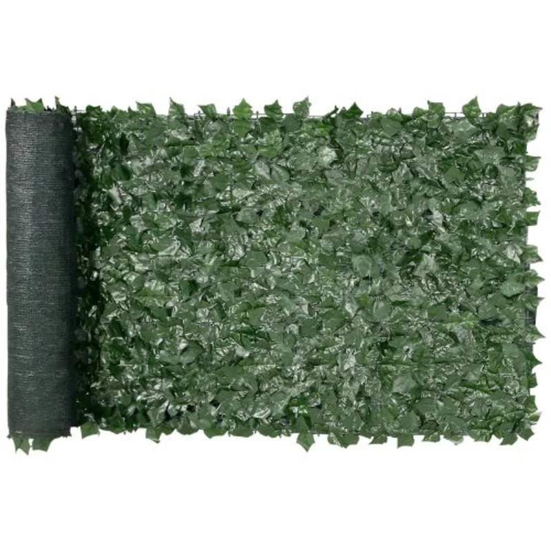 39" x 98" Greenery Ivy Fence with Mesh Backing, Strengthened Joints Artificial Green Wall Screen No Backcloth JNF012-70