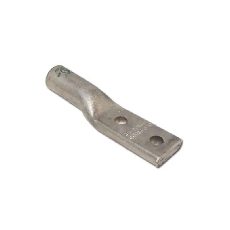 4/0 AWG 1/2 Stud Long Barrel Dual Rated Cable Compression Terminal Lug White 93116