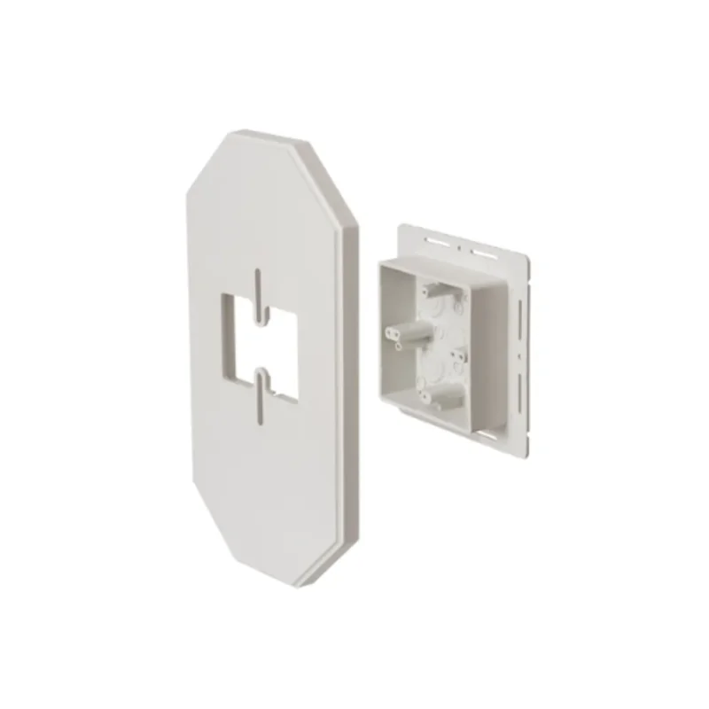 4-1/2 Inch Non Metallic Siding Box Kit With Mega Mounting Plate and Flange 8091FDBL