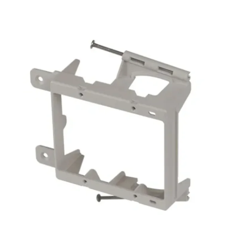 4.2 Inch Height Gray Low Voltage Nail On Bracket for New Construction Wall plate Bracket AC100912