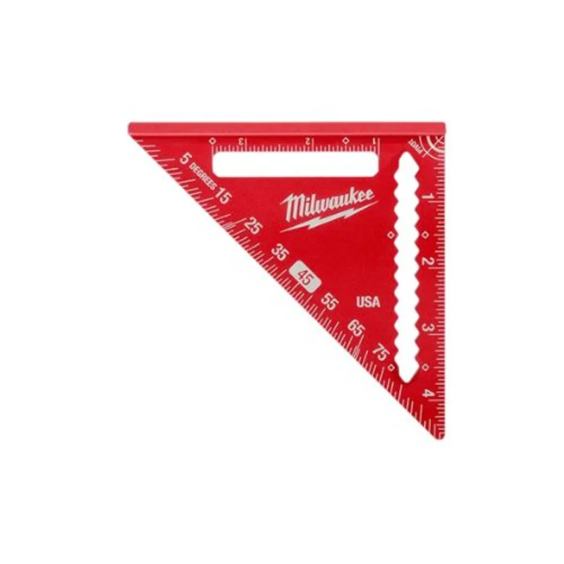 4.5 Inch Compact Aluminum Marking Trim Square Red MLSQ040
