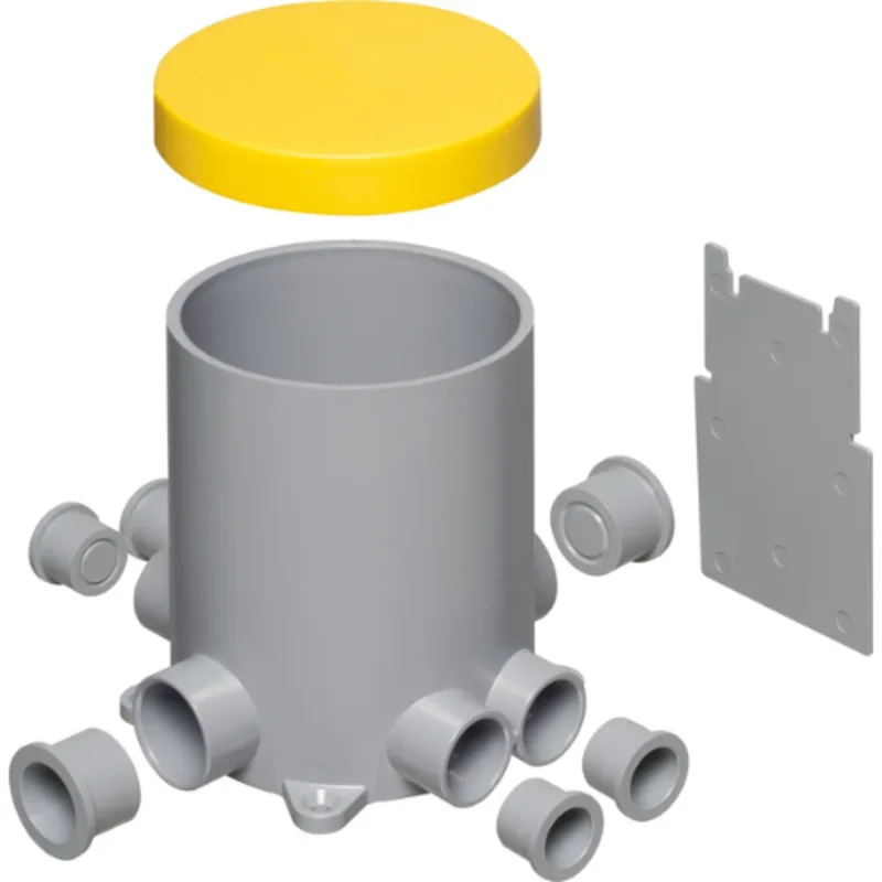 4.5 Inch Non Metallic Concrete Floor Box Kit for Power And Data FLBC4502