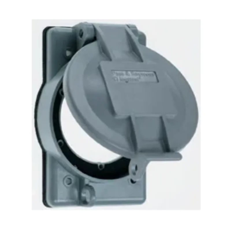4.57 Inch Length Gray Thermoplastic Heavy Duty Weatherproof Lift Cover WPG-2