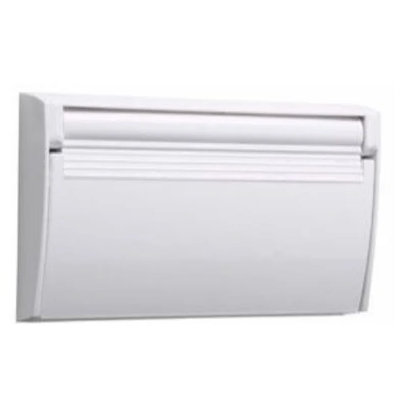 4.688 Inch Width Decorator GFCI Weatherproof Cover With White Gasket and Single Flip Lid 3726-SCWH