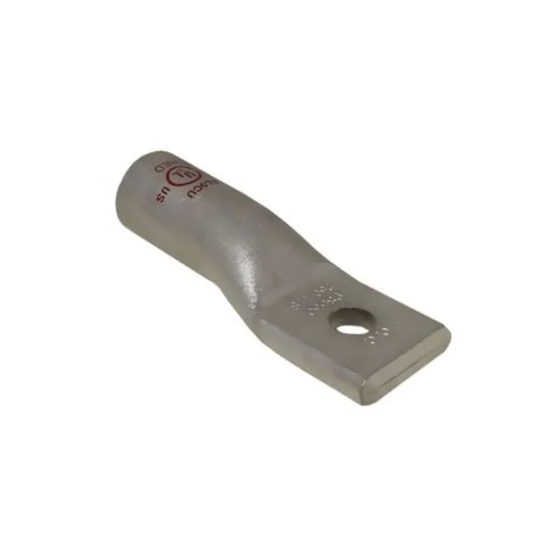 4 AWG 1/4 Stranded Single Hole Aluminum Compression Lug for Copper & Aluminum Conductors Green 93016
