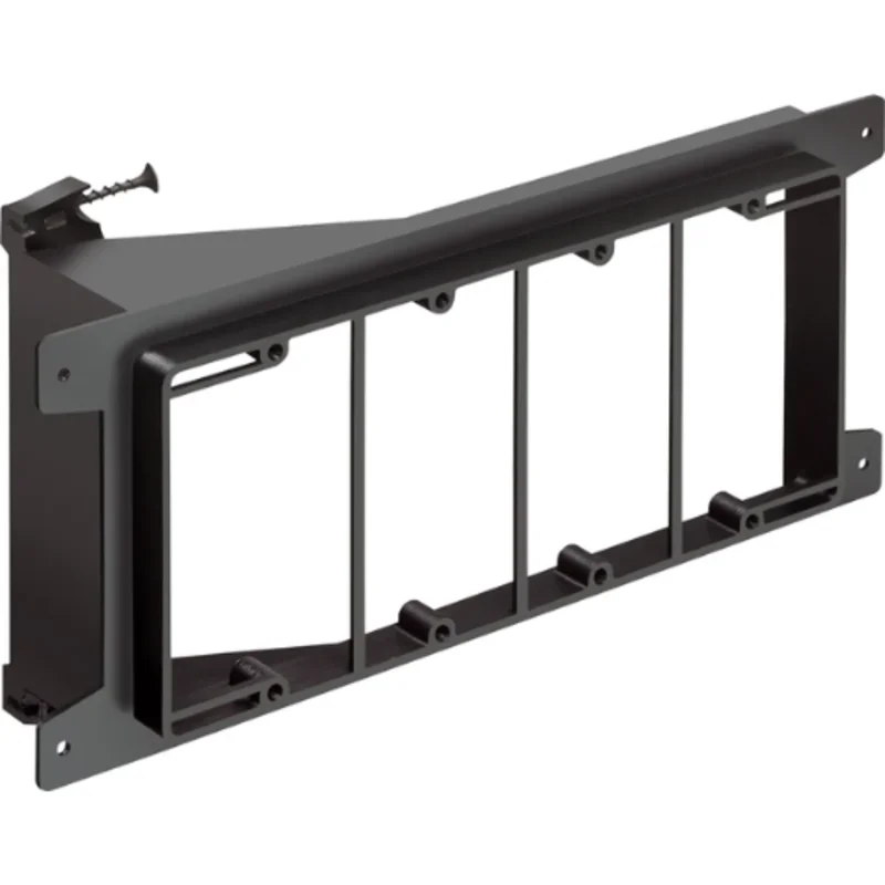 4 Gang Low Voltage Mounting Bracket For Use With Cable Management System LVS4
