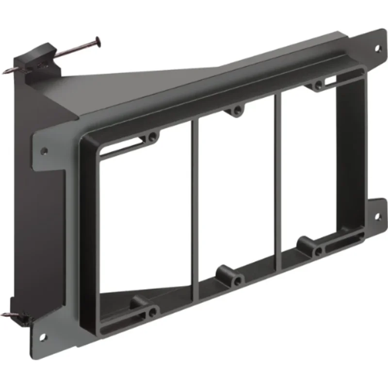 4 Gang Low Voltage Non Metallic Mounting Bracket for Retrofit Drywall LVN4