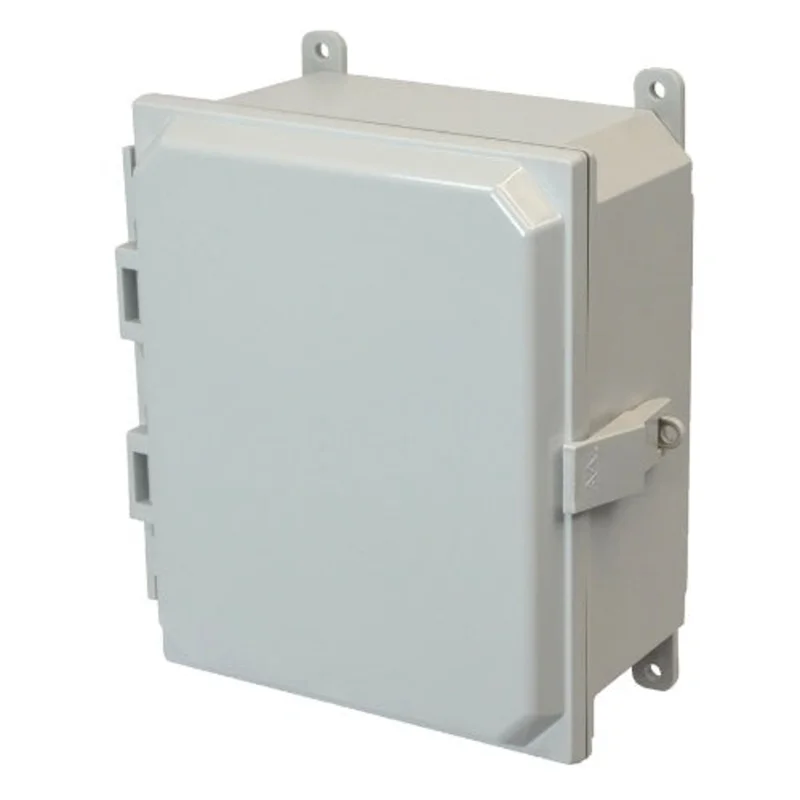 4 Inch Depth Nonmetallic Snap Latch Hinged Cover AMP864NL