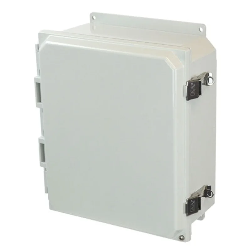 4 Inch Depth Padlocking JIC Size Polycarbonate Enclosure AMP1204LF