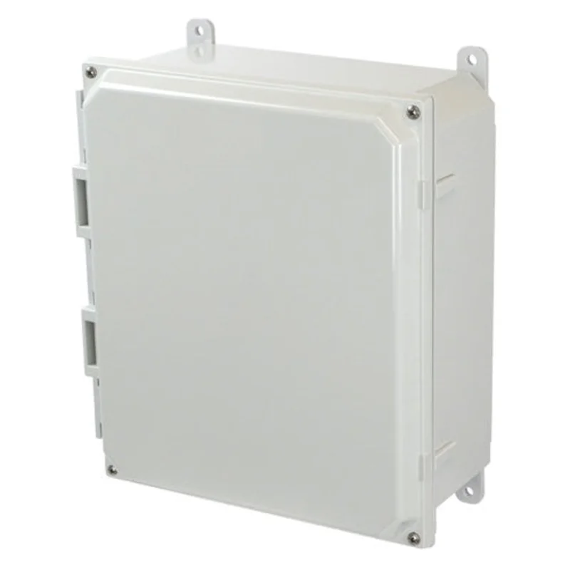 4 Inch Depth Screw Polycarbonate Non Metallic Enclosure AMP1204
