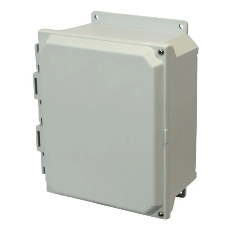 4 Inch Depth ULTRALINE AMU Series JIC Size Fiberglass Enclosure AMU1084HF