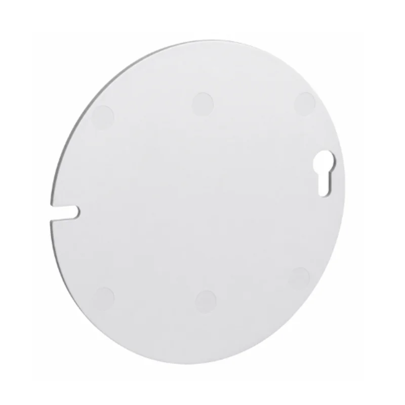 4 Inch Diameter Gray Blank Flat Box Cover 4RBC