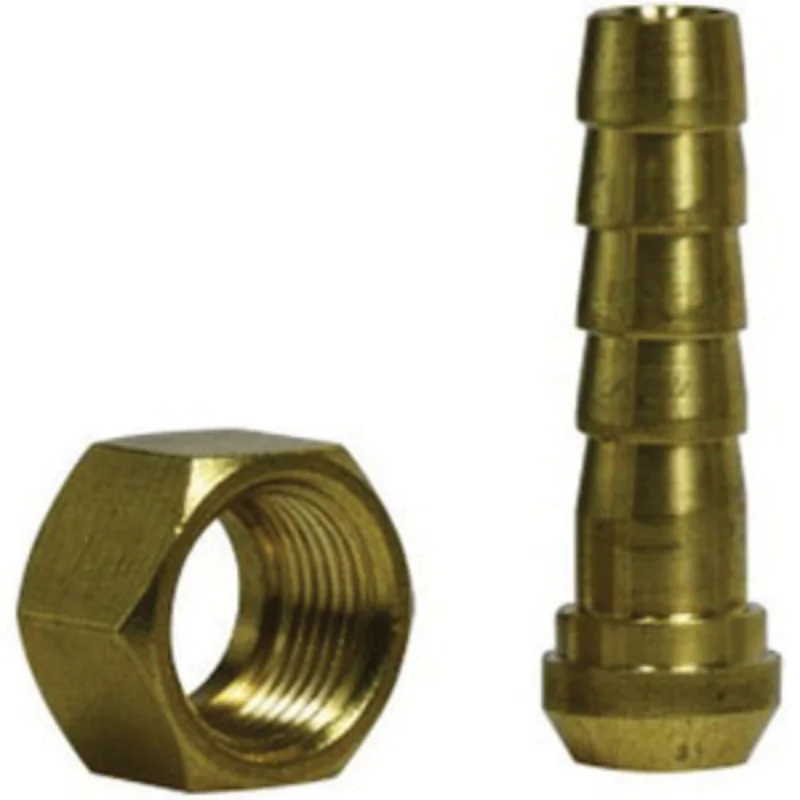 4 Inch Hose Barbed 4 Inch Female BSPP Swivel Adapter Nickel-Plated Brass 28851