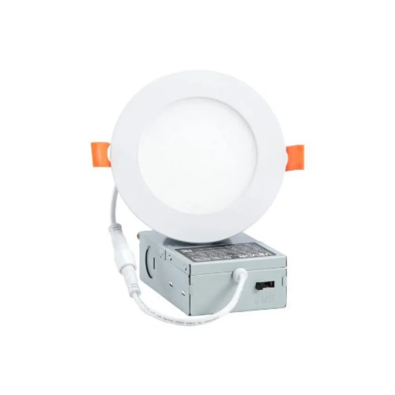 4 Inch LED Ultra Thin Panel Downlights with 5CCT Selectable White Tones 12 Pack