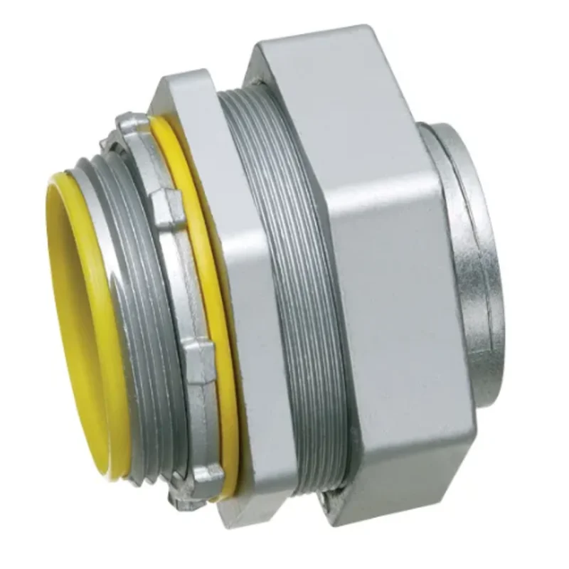 4 Inch Push-On Straight Liquidtight Connector with Insulated Throat LT400