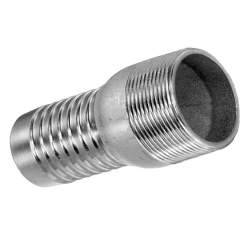 4 Inch Steel Hose Nipple with NPT Thread for Suction and Lay Flat Hoses