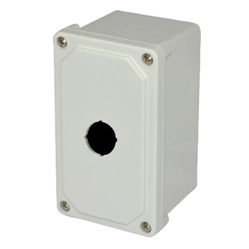 4 Inch Width Non Metallic Polyester Push Button Enclosure AM1PB