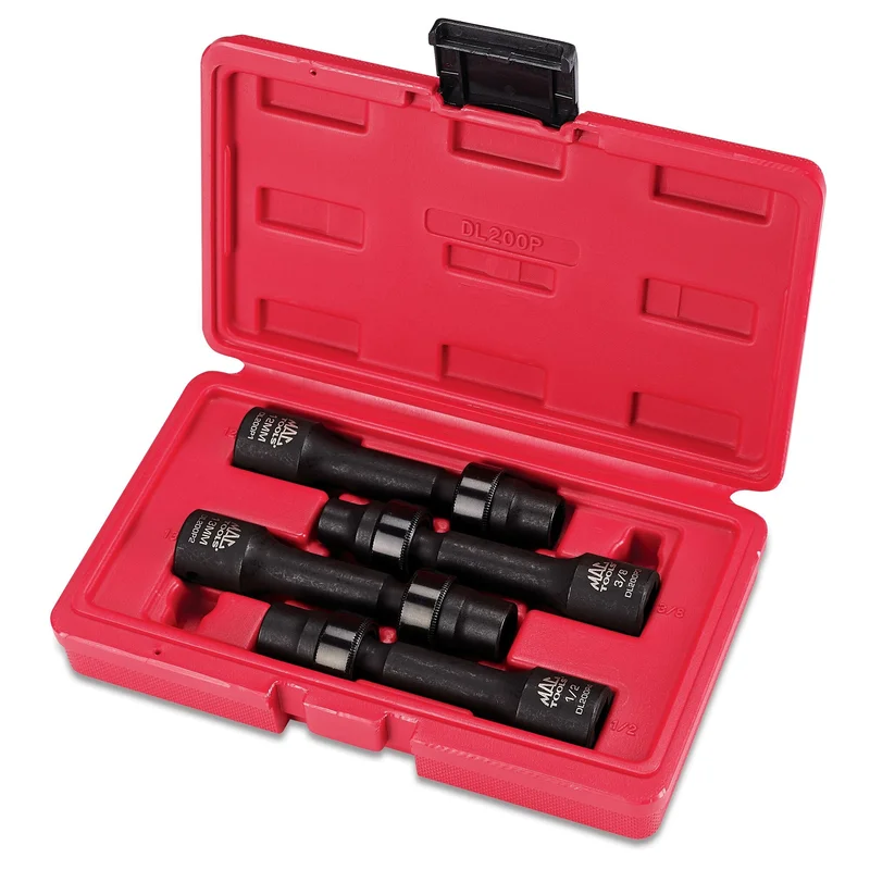 4-PC. 1/2 Drive Combination Driveline Socket Set - 12-PT.