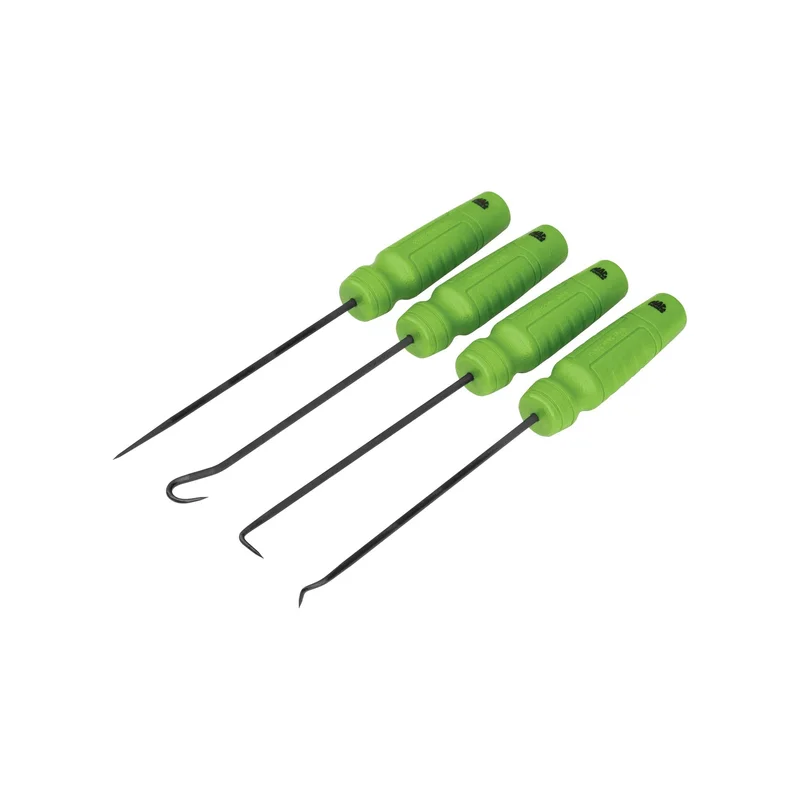 4-PC. Mac-Grip Mini Long Pick Set - Hi-Vis Green