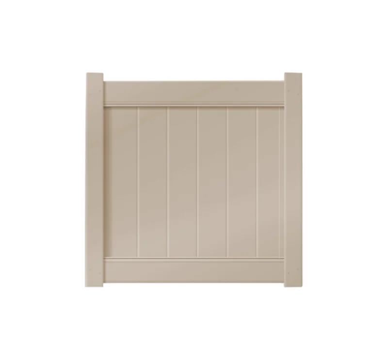 4 x 4 Sandstone Single Swing Vinyl Gate