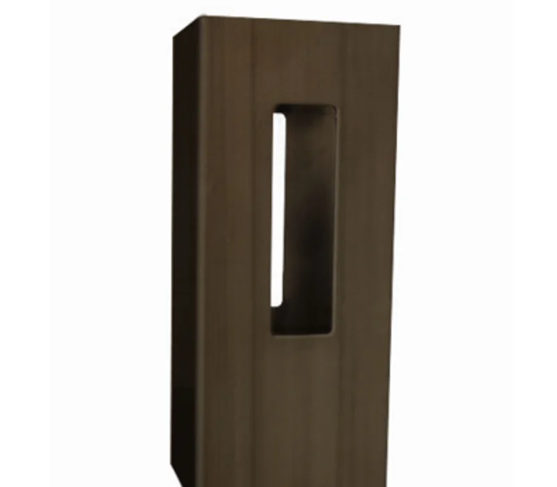 4" X 4" X 13' Chestnut Brown Line Post For Vinyl Fences