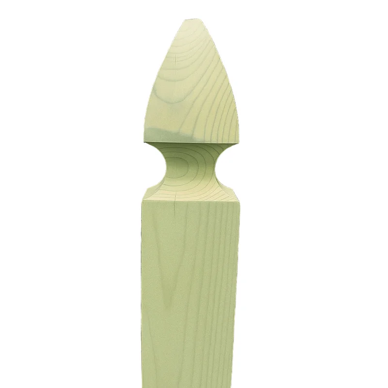 4" x 4" x 6' Green Treated Post (French Gothic)